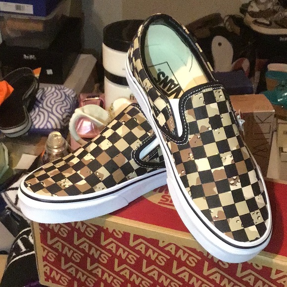 poshmark vans slip ons